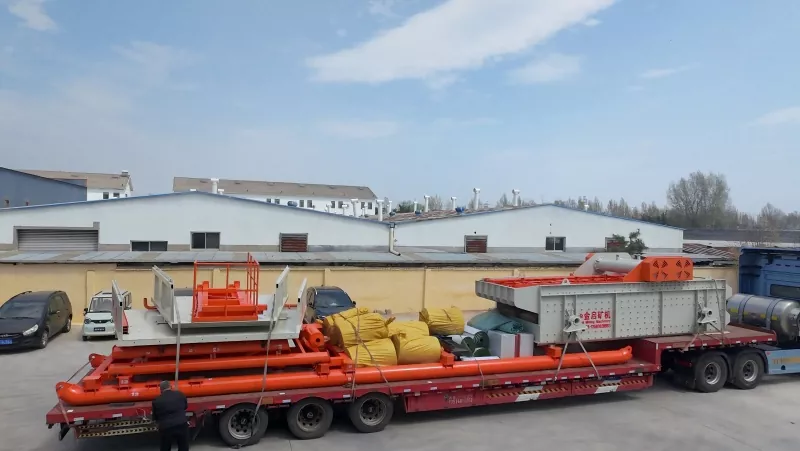 הזמנה חוזרת ממרכז אסיה! יחידת מסך כריית זהב Jinqi נשלחה