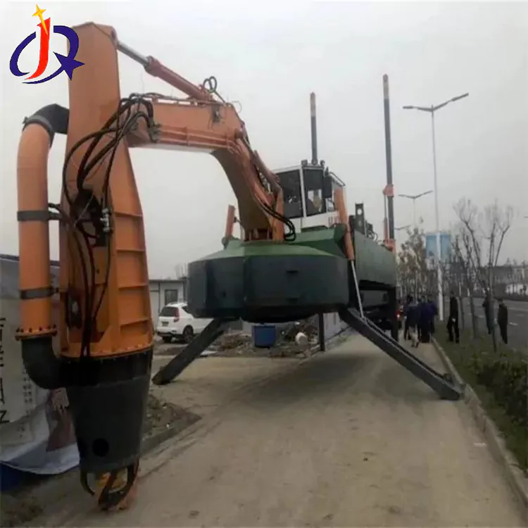 Amphibious Shallow Water Dredger